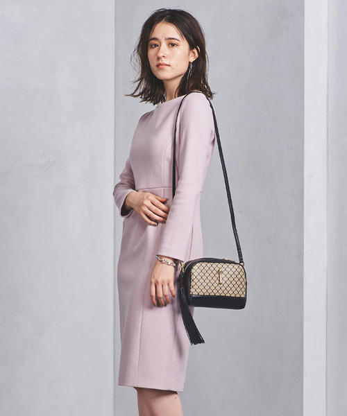 UNITED ARROWS（ユナイテッドアローズ）の「○UBCS スムース フィットワンピース（ワンピース・レディース・ライトグレー/ブラック/ライトピンク・40/38/36）」の3枚目の写真