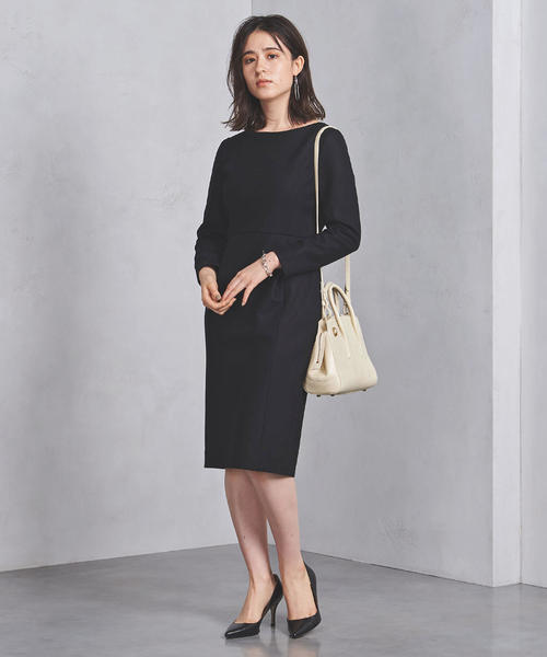 UNITED ARROWS（ユナイテッドアローズ）の「○UBCS スムース フィットワンピース（ワンピース・レディース・ライトグレー/ブラック/ライトピンク・40/38/36）」の15枚目の写真