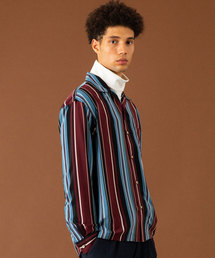 UNITED TOKYO | マルチストライプオープンカラーロングスリーブシャツ(シャツ/ブラウス)