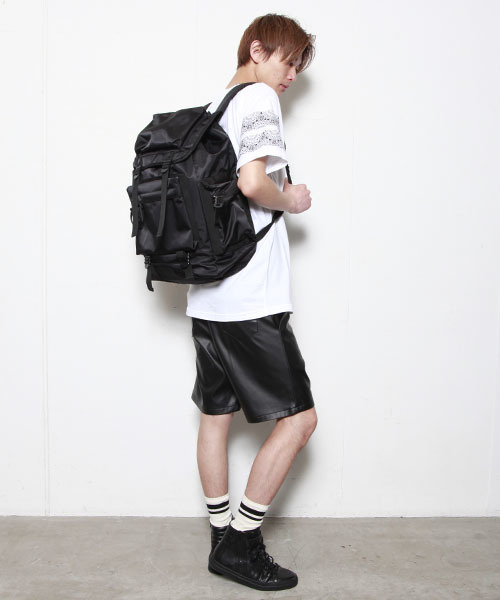603（ロクマルサン）の「603 4ポケットナイロンリュック（バックパック/リュック・メンズ・ブラック/ネイビー・FREE）」の19枚目の写真