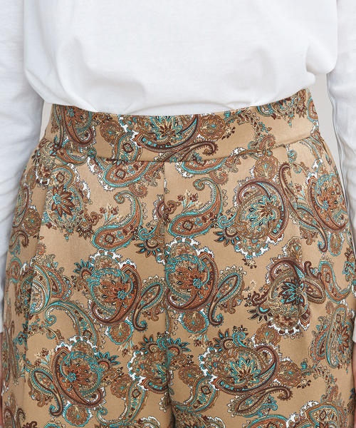 BEAUTY&YOUTH UNITED ARROWS（ビューティーアンドユースユナイテッドアローズ）の「BY ペイズリータックテーパードパンツ ◆（その他パンツ・レディース・ベージュ/ケリー・MEDIUM/SMALL）」の10枚目の写真