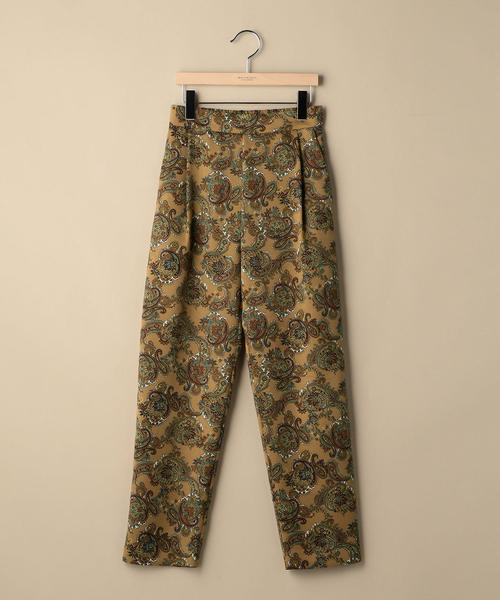 BEAUTY&YOUTH UNITED ARROWS（ビューティーアンドユースユナイテッドアローズ）の「BY ペイズリータックテーパードパンツ ◆（その他パンツ・レディース・ケリー/ベージュ・SMALL/MEDIUM）」の3枚目の写真