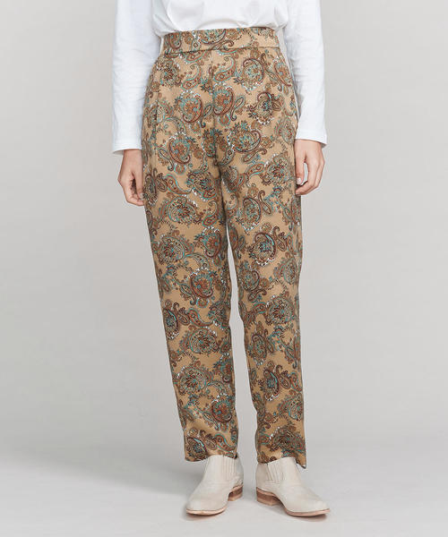 BEAUTY&YOUTH UNITED ARROWS（ビューティーアンドユースユナイテッドアローズ）の「BY ペイズリータックテーパードパンツ ◆（その他パンツ・レディース・ケリー/ベージュ・SMALL/MEDIUM）」の10枚目の写真