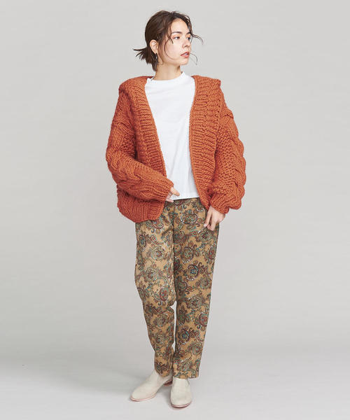 BEAUTY&YOUTH UNITED ARROWS（ビューティーアンドユースユナイテッドアローズ）の「BY ペイズリータックテーパードパンツ ◆（その他パンツ・レディース・ケリー/ベージュ・SMALL/MEDIUM）」の12枚目の写真