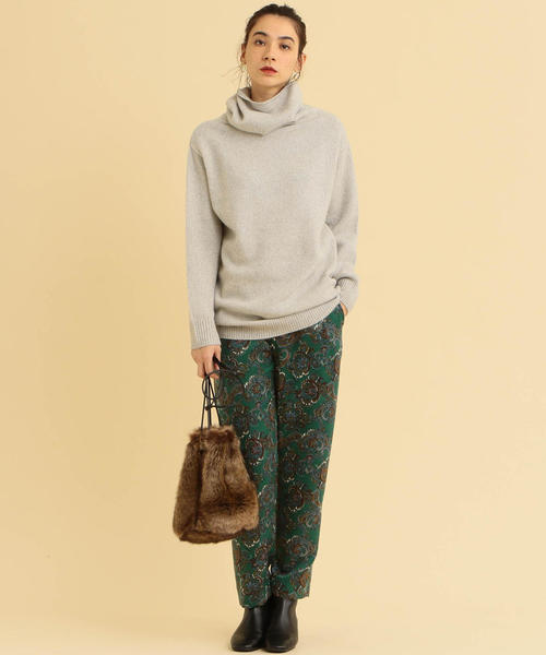 BEAUTY&YOUTH UNITED ARROWS（ビューティーアンドユースユナイテッドアローズ）の「BY ペイズリータックテーパードパンツ ◆（その他パンツ・レディース・ケリー/ベージュ・SMALL/MEDIUM）」の8枚目の写真