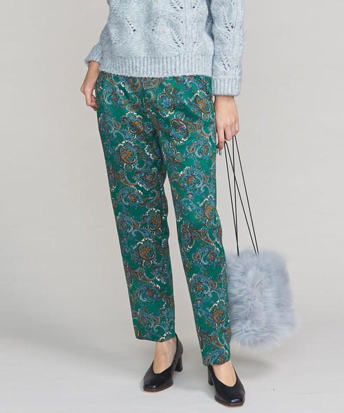 BEAUTY&YOUTH UNITED ARROWS（ビューティーアンドユースユナイテッドアローズ）の「BY ペイズリータックテーパードパンツ ◆（その他パンツ・レディース・ケリー/ベージュ・SMALL/MEDIUM）」の6枚目の写真