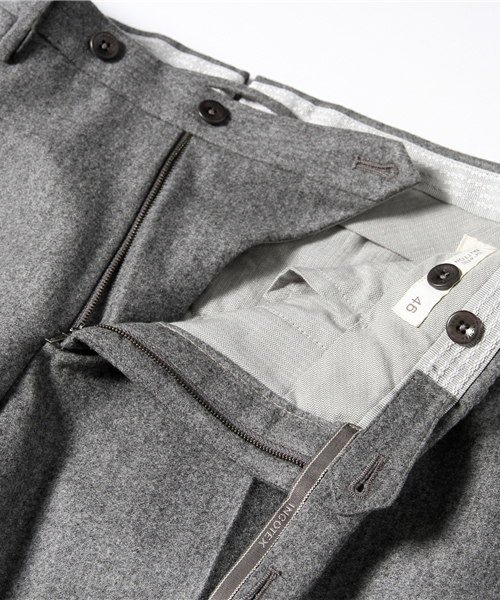 INCOTEX（インコテックス）の「□INCOTEX / No30 100S FLANNEL（スラックス・メンズ・ブラック系その他・44/46/48）」の7枚目の写真
