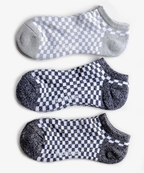 Healthknit(ヘルスニット)の「【Healthknit】 3Pスニーカーソックス(ソックス/靴下・メンズ・A/B/C/D/E/F/G/I/J/H/K/L/M/N/O/P/Q/R/Y/U/T/S/W/V/X・FREE)」の3枚目の写真