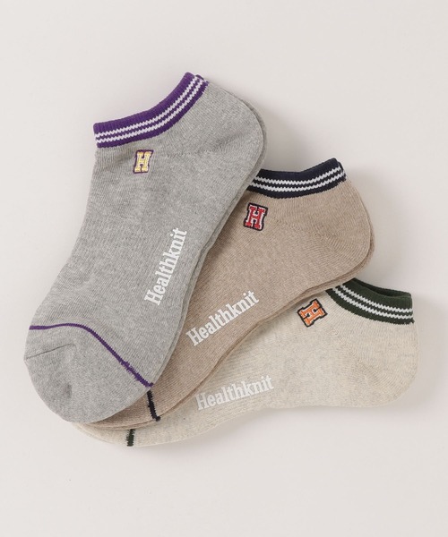 Healthknit(ヘルスニット)の「【Healthknit】 3Pスニーカーソックス(ソックス/靴下・メンズ・A/B/C/D/E/F/G/I/J/H/K/L/M/N/O/P/Q/R/Y/U/T/S/W/V/X・FREE)」の22枚目の写真