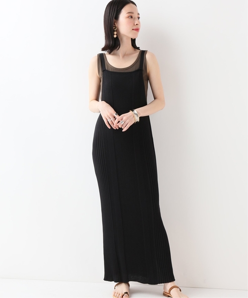 Slobe Iena スローブイエナ の Slobe Iena Fi Mリブニットキャミロングワンピース ワンピース Wear