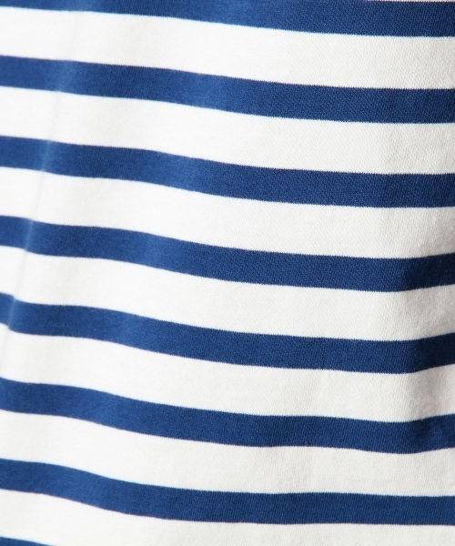 MONKEY TIME（モンキータイム）の「MT ボーダー Vネック クウォータースリーブ ◆（Tシャツ/カットソー・メンズ・ブラック/ネイビー/ピンク/コバルトブルー・X-LARGE/SMALL/MEDIUM/LARGE）」の12枚目の写真