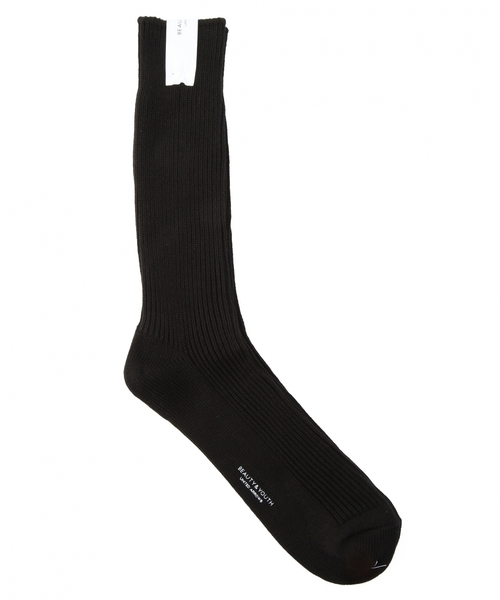 BEAUTY&YOUTH UNITED ARROWS（ビューティーアンドユースユナイテッドアローズ）の「BY 1×1 リブ レギュラーソックス ◆（ソックス/靴下・メンズ・ホワイト/グレー/ベージュ/ネイビー/ブラック・FREE）」の3枚目の写真