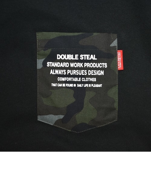 DOUBLE STEAL（ダブルスティール）の「Dot Pocket 長袖Ｔシャツ（Tシャツ/カットソー・メンズ・ホワイト系その他/ブラック系その他/ホワイト系その他2/ブラック系その他2・MEDIUM/LARGE/X-LARGE）」の10枚目の写真