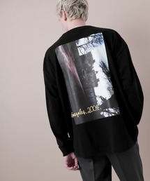 Mark Gonzales/マークゴンザレス EMMA CLOTHES別注 ビッグシルエットセンタープリント L/S Tee(背面プリント)