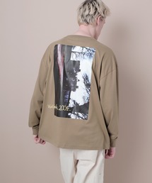 Mark Gonzales/マークゴンザレス EMMA CLOTHES別注 ビッグシルエットセンタープリント L/S Tee(背面プリント)