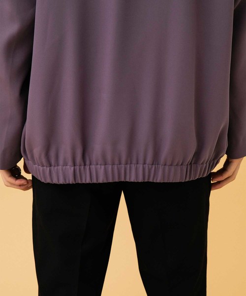 STUDIOUS（ステュディオス）の「【STUDIOUS】コクーンダブルジャケット（テーラードジャケット・メンズ・パープル/ブラック・1/2）」の8枚目の写真
