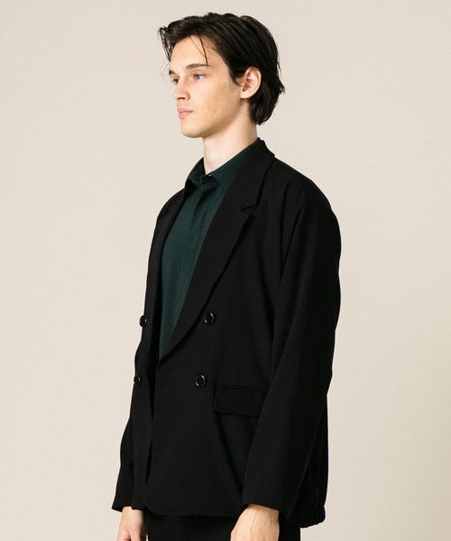 STUDIOUS - STUDIOUS ブラック テーラードジャケット STUDIOUS ジャケット テーラードジャケット 「STUDIOUS