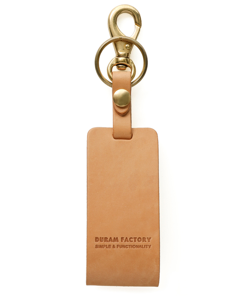 DURAM FACTORY（ドゥラムファクトリー）の「【ハイタイド限定カラー】直営店限定 DURAM ドゥラム レザー スマートキーホルダー スマートキーケースカバー 車 キーリング Lサイズ（キーケース/キーアクセサリー・メンズ・ネイビー/ナチュラル/ダークベージュ/ダークグリーン・FREE）」の5枚目の写真