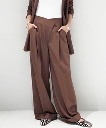 【R'IAM】 WOOL ビックワイドパンツ◆