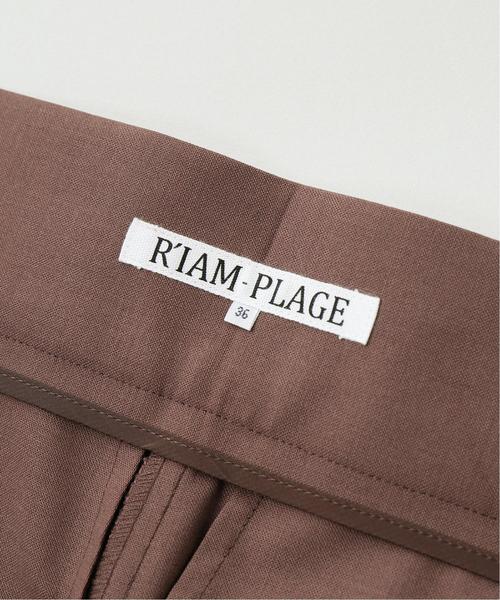 plage（プラージュ）の「【R'IAM】 WOOL ビックワイドパンツ◆（その他パンツ・レディース・ベージュ/ブラウン・38/36/34）」の12枚目の写真