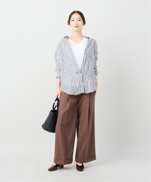 R'IAM】 WOOL ビックワイドパンツ◇（その他パンツ）｜Plage