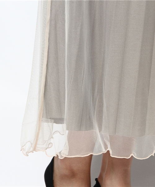 Abahouse Devinette（ドゥヴィネット）の「4wayプリーツスカート（スカート・レディース・ブラック/グレー・FREE）」の7枚目の写真