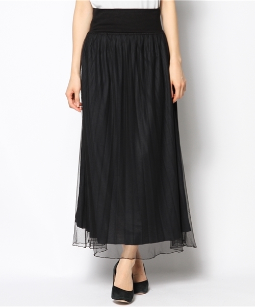 Abahouse Devinette（ドゥヴィネット）の「4wayプリーツスカート（スカート・レディース・ブラック/グレー・FREE）」の9枚目の写真