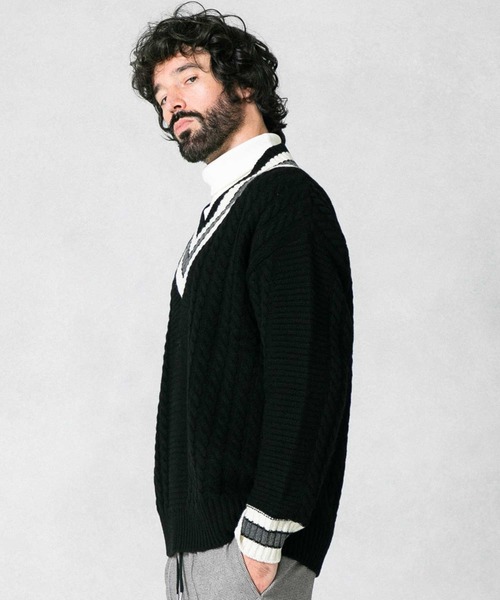 90's Vandanel マンチェスター・ユナイテッド チルデンニット セータ 秋の装いにぴったりのIVY KNIT - VAN STORE