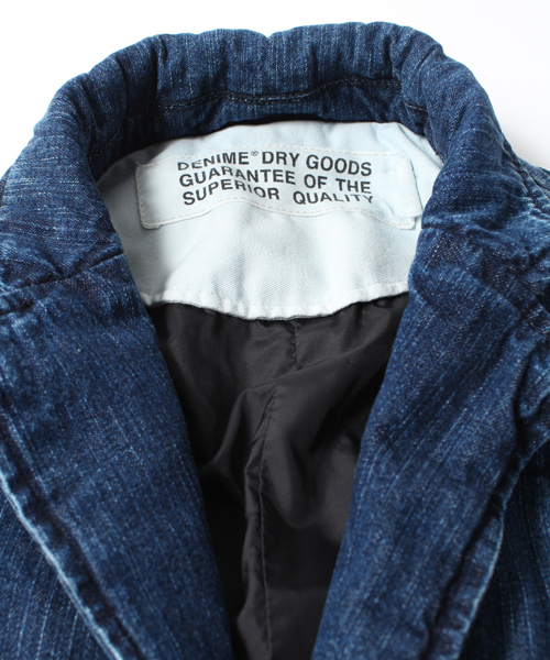 Denime(ドゥニーム)の「DENIM DOWN TAILORED JKT(ダウンジャケット/コート・メンズ・インディゴブルー/ネイビー・MEDIUM/LARGE/SMALL)」の10枚目の写真