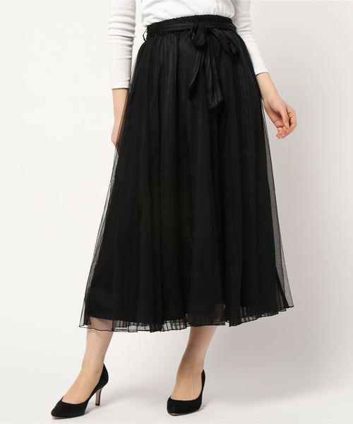 axes femme（アクシーズファム）の「ストライプサテンチュール