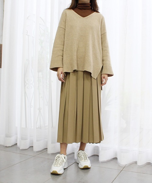 MODE ROBE（モードローブ）の「裏起毛タートルネックトップス（ニット/セーター・レディース・アイボリー/ベージュ/ブラック/ブラウン・FREE）」の9枚目の写真