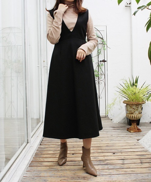 MODE ROBE（モードローブ）の「裏起毛タートルネックトップス（ニット/セーター・レディース・アイボリー/ベージュ/ブラック/ブラウン・FREE）」の10枚目の写真