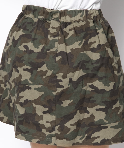 WEGO(ウィゴー)の「WEGO/迷彩フレアスカート(スカート・レディース・その他1・FREE)」の6枚目の写真