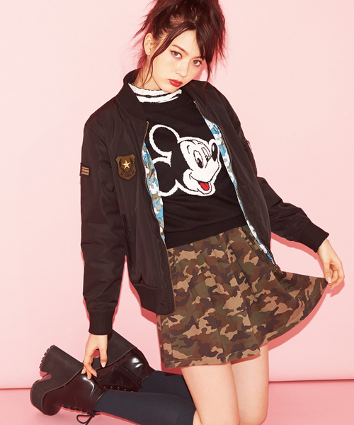 WEGO(ウィゴー)の「WEGO/迷彩フレアスカート(スカート・レディース・その他1・FREE)」の10枚目の写真