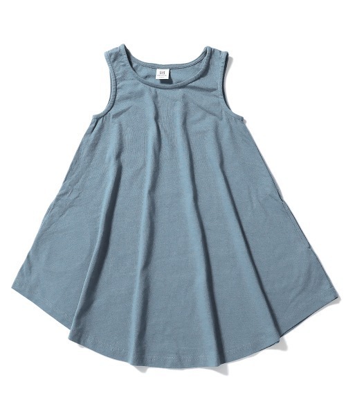 devirock（デビロック）の「フレアタンクワンピース（ワンピース・キッズ・ピンク系その他/ブラック/カーキ/ラベンダー/キャメル/レッド系その他/イエロー/ブルーグレー/コバルトブルー/オレンジ・100cm/90cm/80ｃｍ/160cm/130cm/150cm/140cm/110cm/120cm）」の21枚目の写真