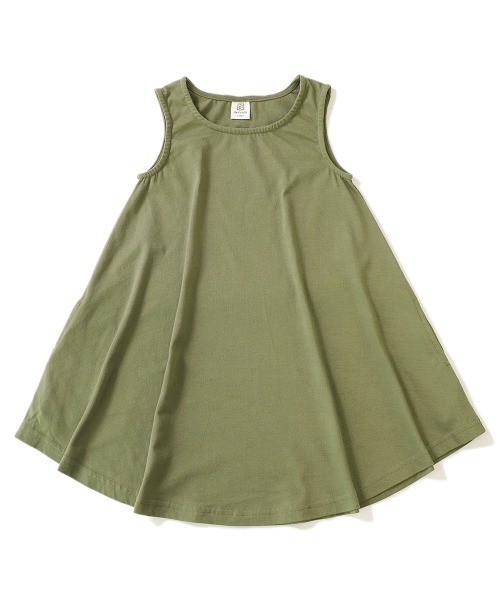 devirock（デビロック）の「フレアタンクワンピース（ワンピース・キッズ・ピンク系その他/ブラック/カーキ/ラベンダー/キャメル/レッド系その他/イエロー/ブルーグレー/コバルトブルー/オレンジ・100cm/90cm/80ｃｍ/160cm/130cm/150cm/140cm/110cm/120cm）」の22枚目の写真