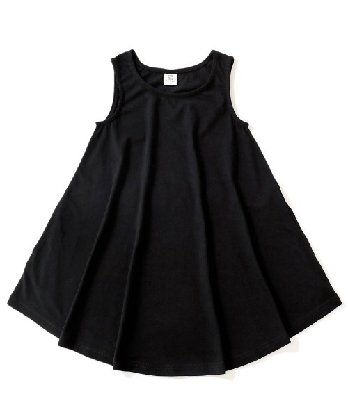 devirock（デビロック）の「フレアタンクワンピース（ワンピース・キッズ・ピンク系その他/ブラック/カーキ/ラベンダー/キャメル/レッド系その他/イエロー/ブルーグレー/コバルトブルー/オレンジ・100cm/90cm/80ｃｍ/160cm/130cm/150cm/140cm/110cm/120cm）」の20枚目の写真