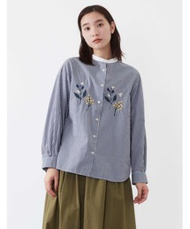 POU DOU DOU | フロント刺繍ブラウス(シャツ/ブラウス)