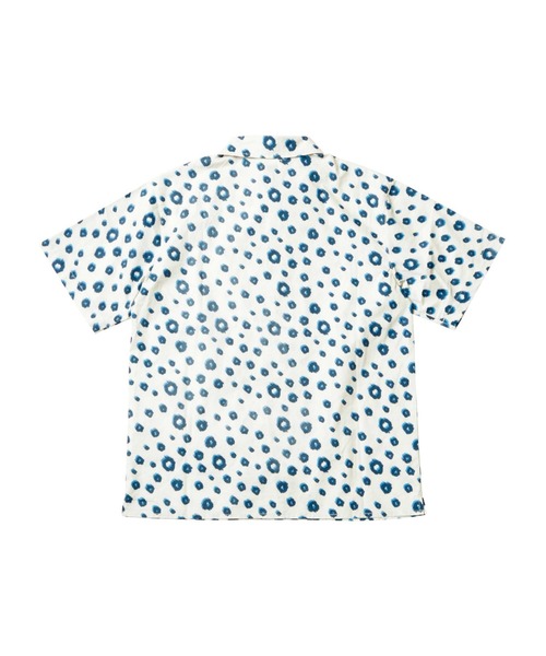 MAGIC NUMBER（マジック ナンバー）の「【MAGIC NUMBER】OPEN COLLAR S/S SHIRT（シャツ/ブラウス・メンズ・ブラウン/ホワイト・X-LARGE/LARGE/MEDIUM）」の3枚目の写真