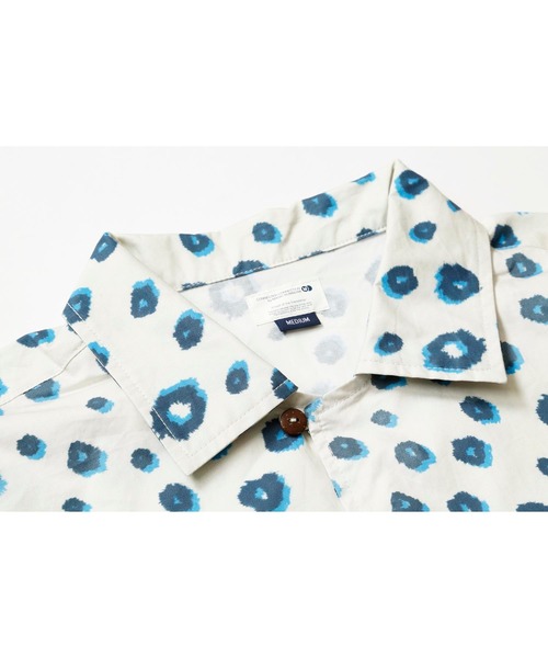 MAGIC NUMBER（マジック ナンバー）の「【MAGIC NUMBER】OPEN COLLAR S/S SHIRT（シャツ/ブラウス・メンズ・ブラウン/ホワイト・X-LARGE/LARGE/MEDIUM）」の4枚目の写真