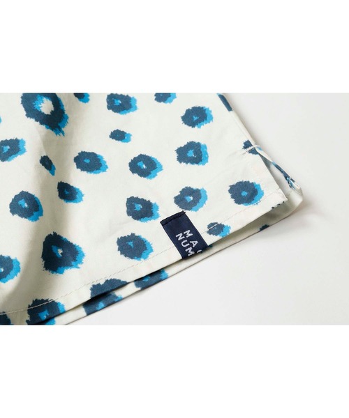 MAGIC NUMBER（マジック ナンバー）の「【MAGIC NUMBER】OPEN COLLAR S/S SHIRT（シャツ/ブラウス・メンズ・ブラウン/ホワイト・X-LARGE/LARGE/MEDIUM）」の5枚目の写真