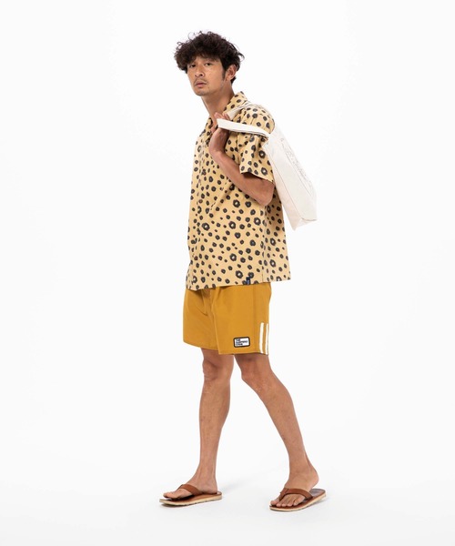 MAGIC NUMBER（マジック ナンバー）の「【MAGIC NUMBER】OPEN COLLAR S/S SHIRT（シャツ/ブラウス・メンズ・ブラウン/ホワイト・X-LARGE/LARGE/MEDIUM）」の8枚目の写真