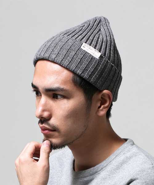 NANO universe（ナノユニバース）の「RACAL(ラカル)/ 別注3WAYスタンダードニットCAP（ニットキャップ/ビーニー・メンズ・ブラック/グレー/ライトグレー/ブラウン/ベージュ/ブルー/インディゴブルー/ネイビー/ワイン/オレンジ・FREE）」の3枚目の写真