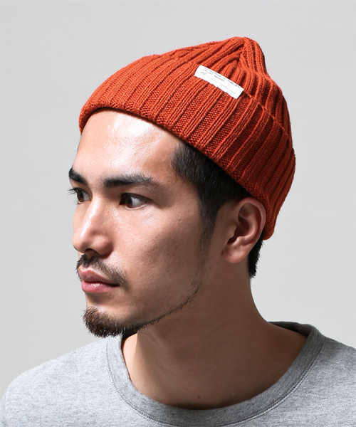 NANO universe（ナノユニバース）の「RACAL(ラカル)/ 別注3WAYスタンダードニットCAP（ニットキャップ/ビーニー・メンズ・ブラック/グレー/ライトグレー/ブラウン/ベージュ/ブルー/インディゴブルー/ネイビー/ワイン/オレンジ・FREE）」の10枚目の写真