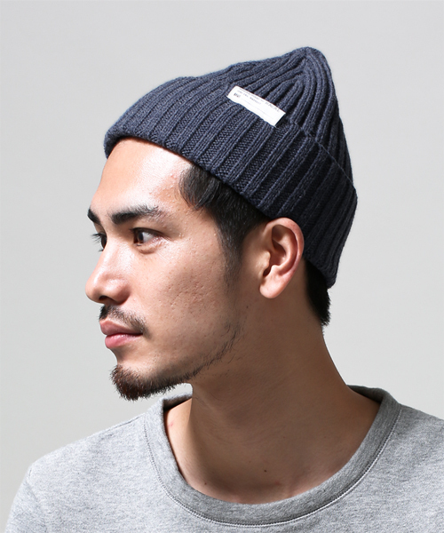 NANO universe（ナノユニバース）の「RACAL(ラカル)/ 別注3WAYスタンダードニットCAP（ニットキャップ/ビーニー・メンズ・ブラック/グレー/ライトグレー/ブラウン/ベージュ/ブルー/インディゴブルー/ネイビー/ワイン/オレンジ・FREE）」の7枚目の写真