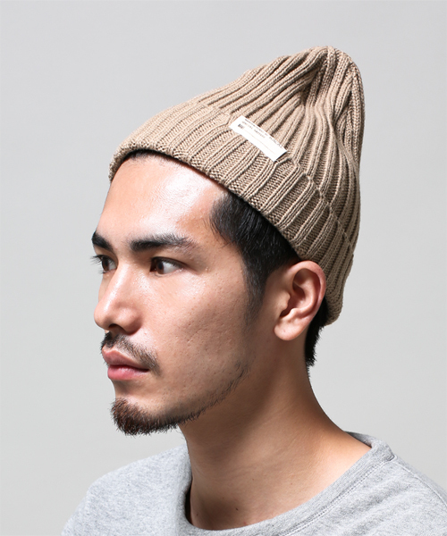 NANO universe（ナノユニバース）の「RACAL(ラカル)/ 別注3WAYスタンダードニットCAP（ニットキャップ/ビーニー・メンズ・ブラック/グレー/ライトグレー/ブラウン/ベージュ/ブルー/インディゴブルー/ネイビー/ワイン/オレンジ・FREE）」の12枚目の写真