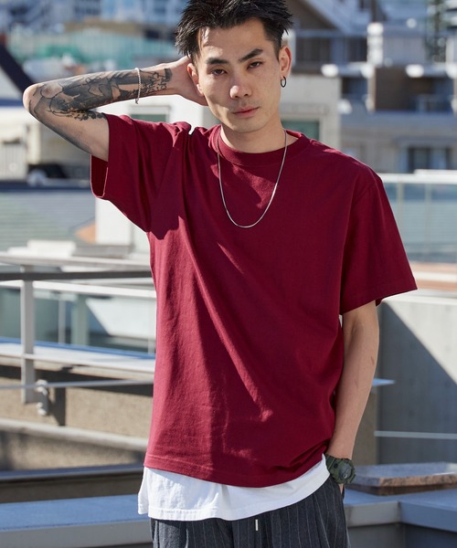 United Athle（ユナイテッドアスレ）の「【UNITED ATHLE】5.6oz crew neck short sleeve T-shirts 5001-01 ハイクオリティークルーネックショートスリーブTシャツ コットン100％ 無地Tシャツ 2026年春夏（Tシャツ/カットソー・メンズ・ミント/ブラック/ダークブラウン/ホワイト/グリーン/イエロー/ナチュラル/レモンイエロー/ライトグレー/バーガンディー/サックスブルー/ライトパープル/ネイビー/パープル/ブラック系その他/ネイビー系/イエロー系その他/グリーン系その他/サンドベージュ/レッド・XL/L/XXL/M/XXXL/XX-LARGE/S）」の20枚目の写真