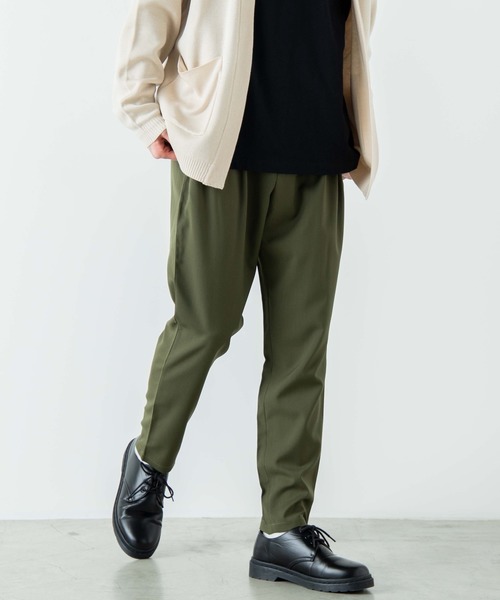 WEGO(ウィゴー)の「WEGO/【セットアップ対応商品】TRペグトップスラックス(スラックス・メンズ・ブラック/ベージュ/カーキ・MEDIUM/LARGE/SMALL)」の1枚目の写真