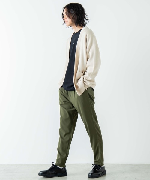 WEGO(ウィゴー)の「WEGO/【セットアップ対応商品】TRペグトップスラックス(スラックス・メンズ・ブラック/ベージュ/カーキ・MEDIUM/LARGE/SMALL)」の9枚目の写真