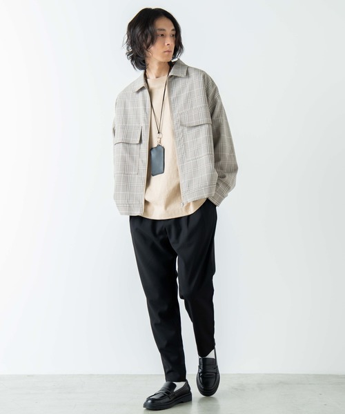 WEGO(ウィゴー)の「WEGO/【セットアップ対応商品】TRペグトップスラックス(スラックス・メンズ・ブラック/ベージュ/カーキ・MEDIUM/LARGE/SMALL)」の6枚目の写真